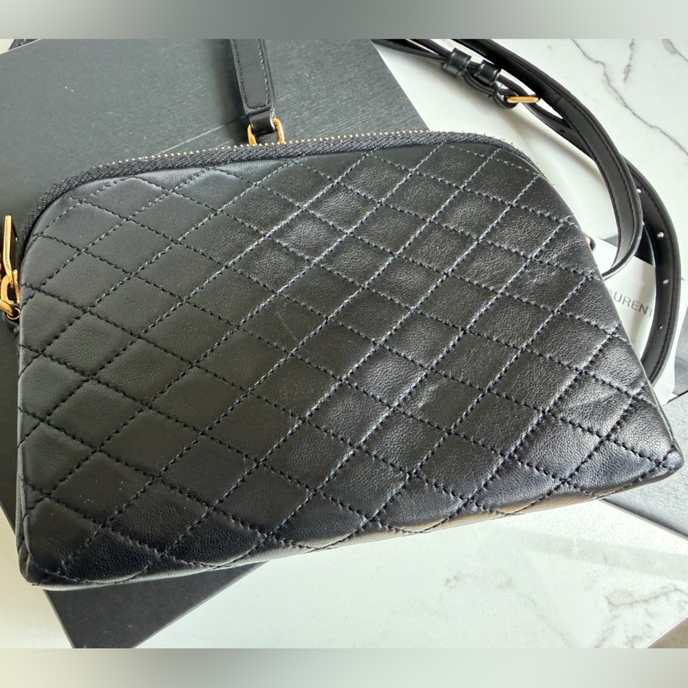 Saint Laurent Gaby YSL Crossbody Bag in Quilted Leather - Picture 6 of 10